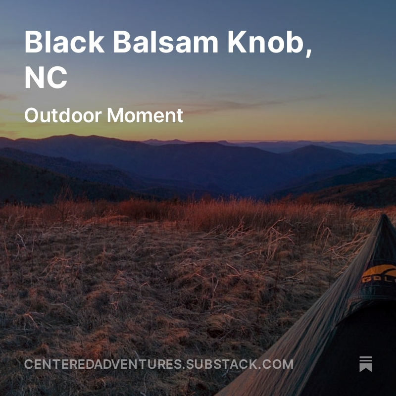 Center_Advntr's tweet image. Outdoor Moment from Black Balsam Knob:

open.substack.com/pub/centeredad…