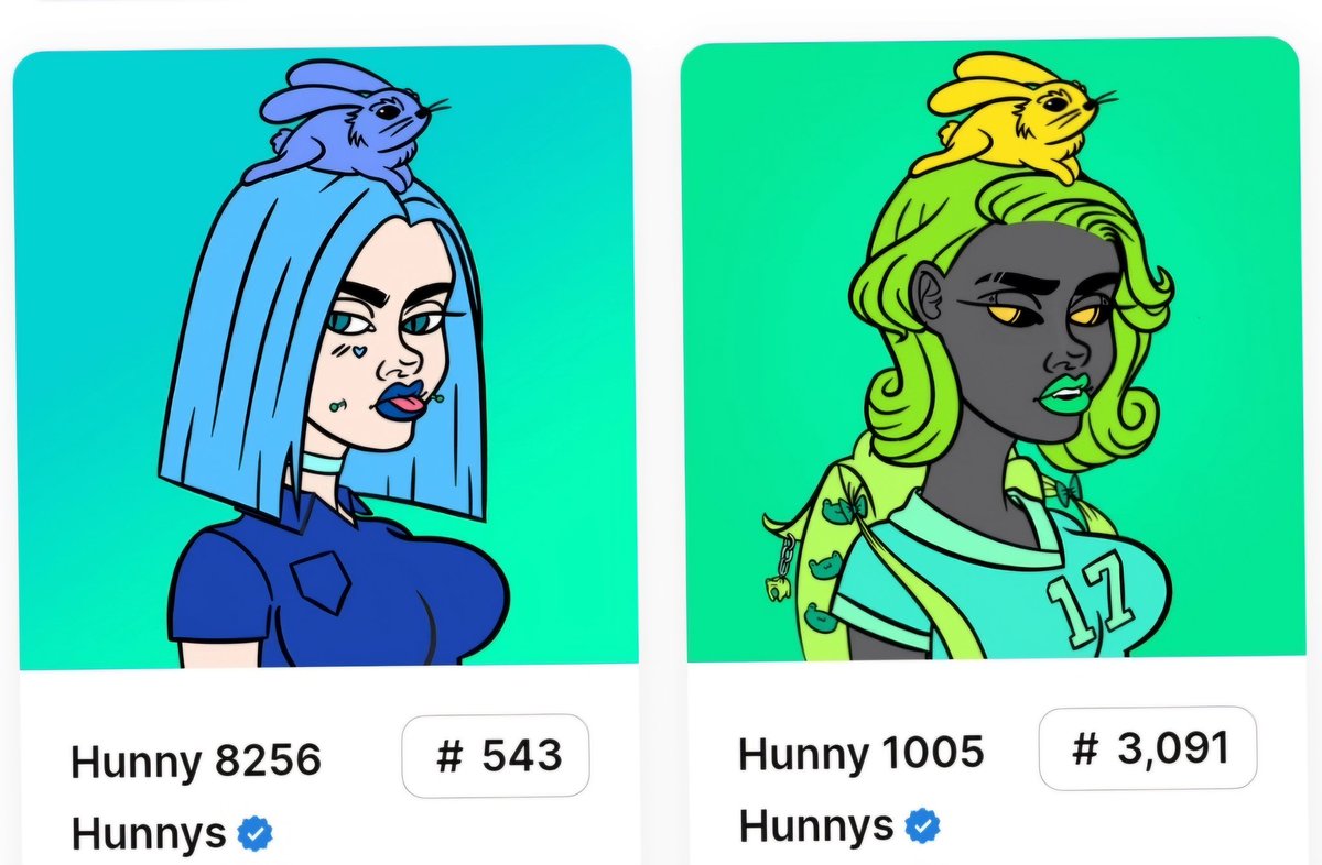 SungPoker's tweet photo. @IAMNAX23 @kendricklamar @FameLadySociety @zepeto_official @JillyRappaport @SerenaSpectra @byasiaminor @MetaVixensNFT @HunnysNFT @MermaidPowerNFT @mollyo_o @CrypTOLED0 @garyvee @blu_is_you @BasedMinis @peekcell @AIPESnft_ @realKinGape @base @Dario_Desiena @Ed_Balloon @opensea @particleink Sombunny stop me! I was lurking, again and then there were bunnies, two of them, I've been perving the #Demonskin @HunnysNFT since it belonged to my pal @CryptoKage and the other one had great rarity for the price but I'm supposed to be saving for the $FAME launch๐
๐ธ https://t.co/aYqQhZeREy