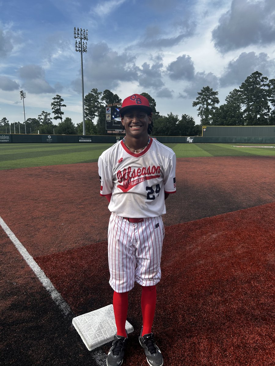 FiveToolTexas's tweet photo. F: @OFFSEASON_BB 17U Westbrook 7, Dallas Spin Bradshaw 2
PoG: @BasilioWilliams 3-3, 3B, 2 RBI, 2R
Pitcher: Aidan Weed 7 IP, 7K, ER, 0 BB https://t.co/42P5NEivDj