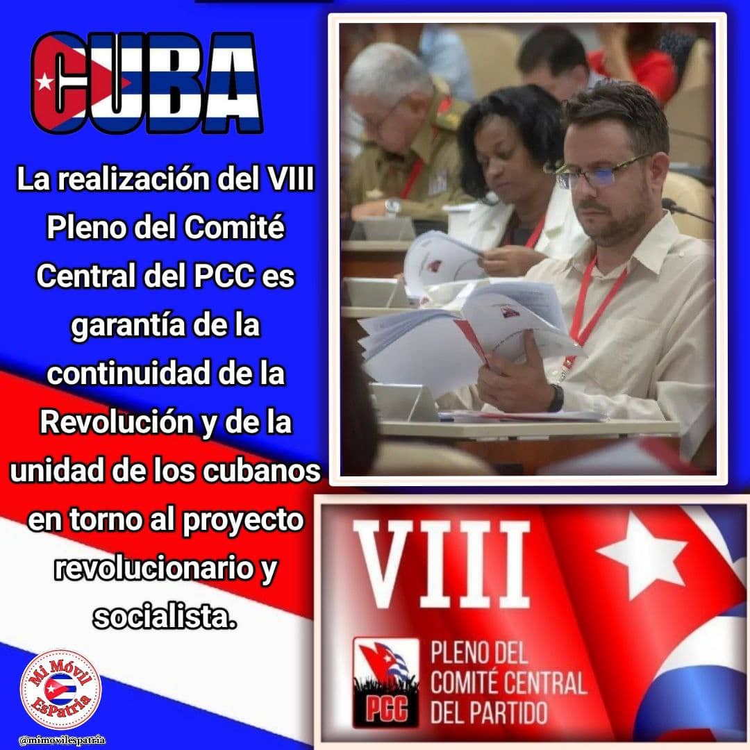 Caridad Diego Bello (@bello_caridad) on Twitter photo Concluyó el VIII Pleno dl <a href="/PartidoPCC/">Partido Comunista de Cuba</a> ;día d profundo análisis d las acciones p' lograr > producción d alimentos y el cumplimiento d las q se realizan p' enfrentar las indisciplinas sociales,las ilegalidades,el delito y la corrupción.
Dos objetivos d las Proyecciones dl Gobierno Concluyó el VIII Pleno dl <a href="/PartidoPCC/">Partido Comunista de Cuba</a> ;día d profundo análisis d las acciones p' lograr > producción d alimentos y el cumplimiento d las q se realizan p' enfrentar las indisciplinas sociales,las ilegalidades,el delito y la corrupción.
Dos objetivos d las Proyecciones dl Gobierno