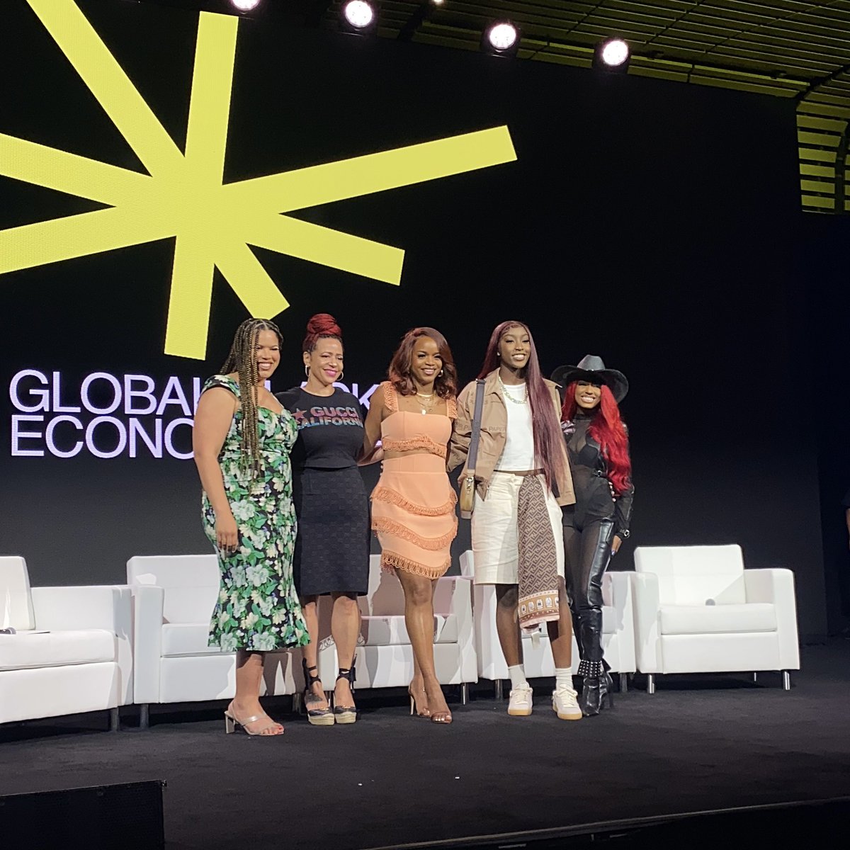 Our Vote, Our Voice, Our Power. Thank you to our When We All Vote Ambassadors for bringing the power of our vote front and center at <a href="/essencefest/">ESSENCE Festival</a> today! 💜

Join @mspackyetti, <a href="/nhannahjones/">Ida Bae Wells</a>, <a href="/Flaujae/">Flaujae 4️⃣</a>, and <a href="/TheReynaRoberts/">Reyna Roberts</a> in our Essence #VotingSquad at weall.vote/Essence! 🗳️