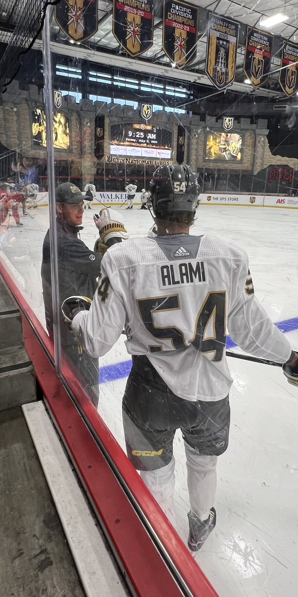 ProHockey_WEST's tweet photo. Cade Alami another @NCAAIceHockey player who participated in a NHL Development Camp for 1st time with @GoldenKnights this week. Previously w/ @BC_MHockey &amp; @SunDevilHockey, will be playing NEXT season with @MinnStMHockey

Look for a one-one-one conversation soon…@CollegePucksC2C https://t.co/7rJXsgT8kS