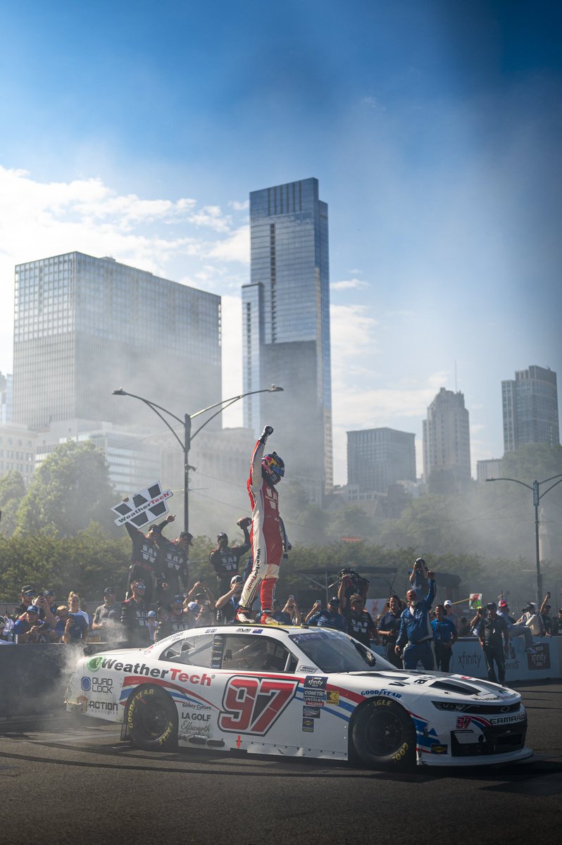 Shane van Gisbergen (@shanevg97) on Twitter photo That was fun, to win in the <a href="/WeatherTech/">WeatherTech</a> Chevy at their home race is great! 😀👍 Had such a good time racing <a href="/KyleLarsonRacin/">Kyle Larson</a> in the first stage and a wild ending coming through the pack at the end. Cup race tomorrow, looking forward to it! That was fun, to win in the <a href="/WeatherTech/">WeatherTech</a> Chevy at their home race is great! 😀👍 Had such a good time racing <a href="/KyleLarsonRacin/">Kyle Larson</a> in the first stage and a wild ending coming through the pack at the end. Cup race tomorrow, looking forward to it!