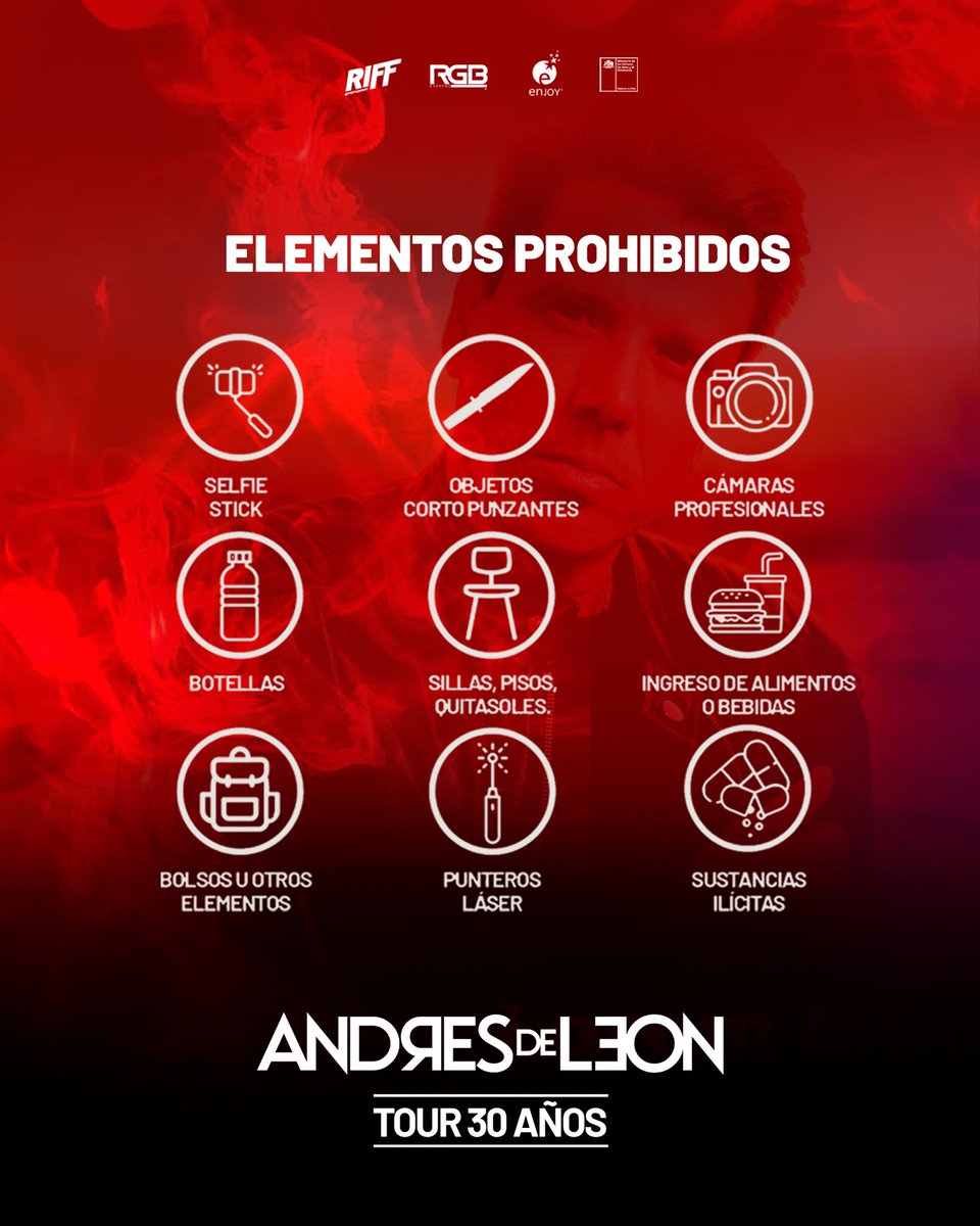 ¡Hoy! 😍 Noche romántica junto a Andrés de León 🎙️

¡Nos vemos en Enjoy Santiago! 👏🏼

🎫 Últimas entradas en ticketplus.cl 

#ExperienciaRiff 🎉