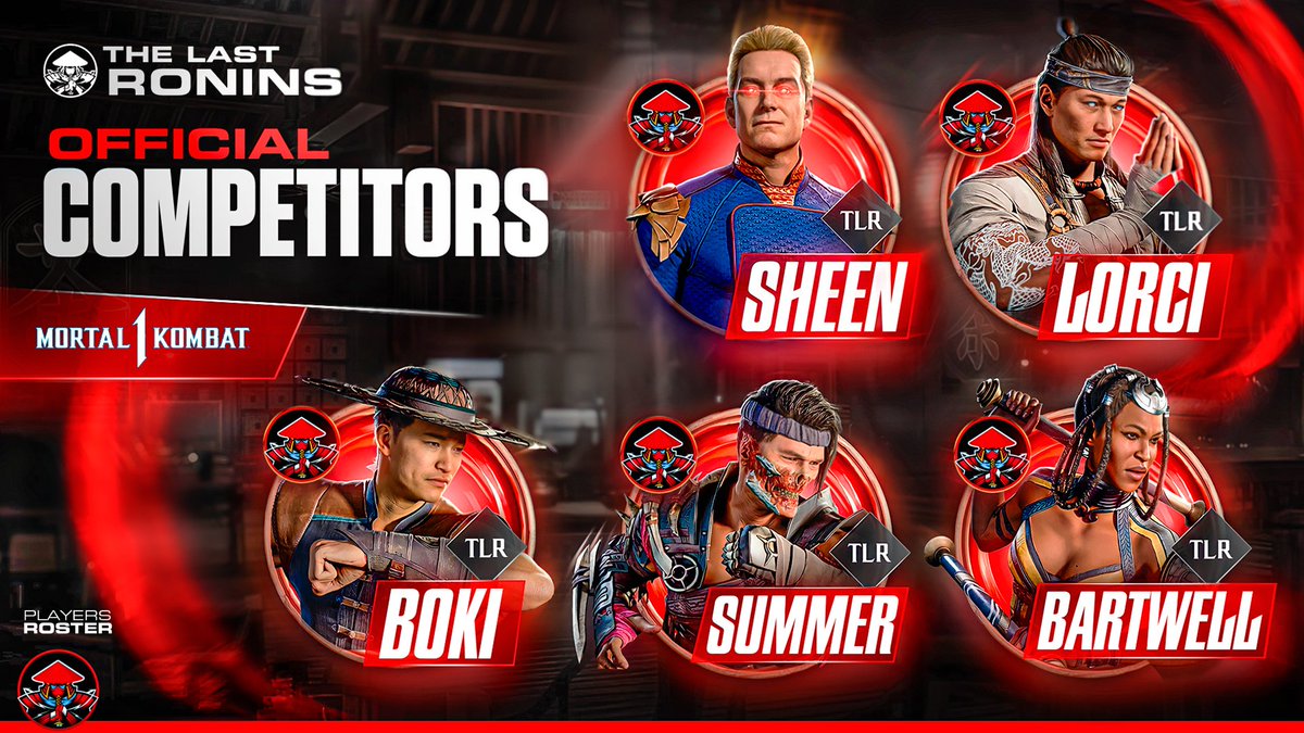 The Last Ronins (@thelastronins) on Twitter photo We would like to officially welcome 5 new Ronins to the Competitive team.
<a href="/boki_mk11/">Boki</a>
<a href="/SheenyEstevezz/">MickeyMouseTrapHouse</a>
<a href="/SUMMER_0433/">TLR | SUMMER043</a>
<a href="/BartweII/">TLR | Bartwell</a>
<a href="/Iorcy/">lorcy</a>
浪人 We would like to officially welcome 5 new Ronins to the Competitive team.
<a href="/boki_mk11/">Boki</a>
<a href="/SheenyEstevezz/">MickeyMouseTrapHouse</a>
<a href="/SUMMER_0433/">TLR | SUMMER043</a>
<a href="/BartweII/">TLR | Bartwell</a>
<a href="/Iorcy/">lorcy</a>
浪人