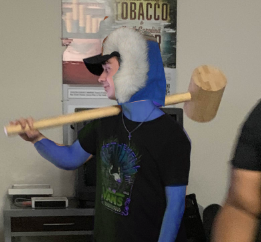 just a sopo at the function lookin for a nana to wobble with