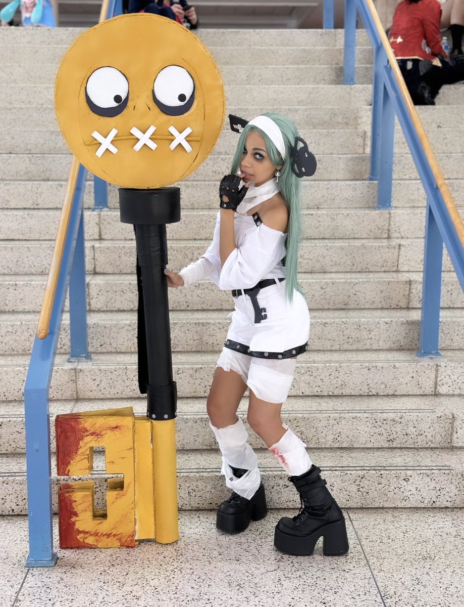 Nec0splay's tweet photo. At Metrocon with my dearest Husband, Paracelsus.
#metrocon2024 #GUILTYGEAR #Guiltygearstrive #Abacosplay #guiltygearaba https://t.co/z31a2z1Li3