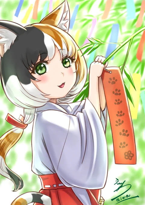 #七夕まつり2024 #七夕七夕ですね～ 2024年加筆版です 