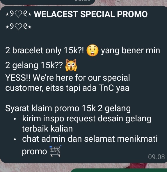 hyperthec's tweet image. PROMO GELANG / BEADS BRACELET 15K DAPET 2 PCS!! BISA SHOPEE YUUK DM AJA/KOMEN!