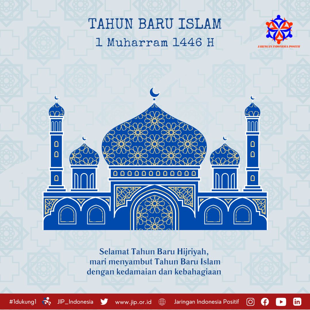 Dapat rezeki jangan lupa sedekah
Sedekah tanda syukur nikmat
Selamat tahun baru Islam 1446 Hijriah
Kami ucapkan buat keluarga dan sahabat.

#jaringanindonesiapositif #focalpointjip #1dukung1 #tahunbaruislam