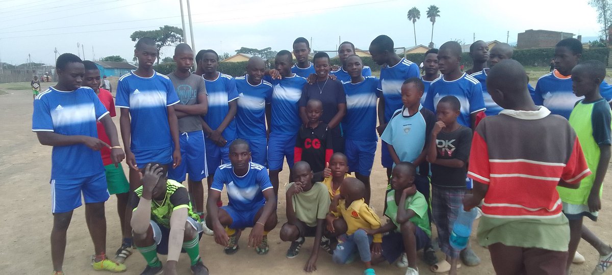 talktosave254's tweet photo. Earlier today our TSY FC  had our first friendly match since coach Facilitator Mike took over.
They bous jas really improve althoughwe lost the match 1- 0 to Artie Football Academy, as TSY we are dedicated in reforming the youth and nurturing their talent. https://t.co/89IruqfPVo