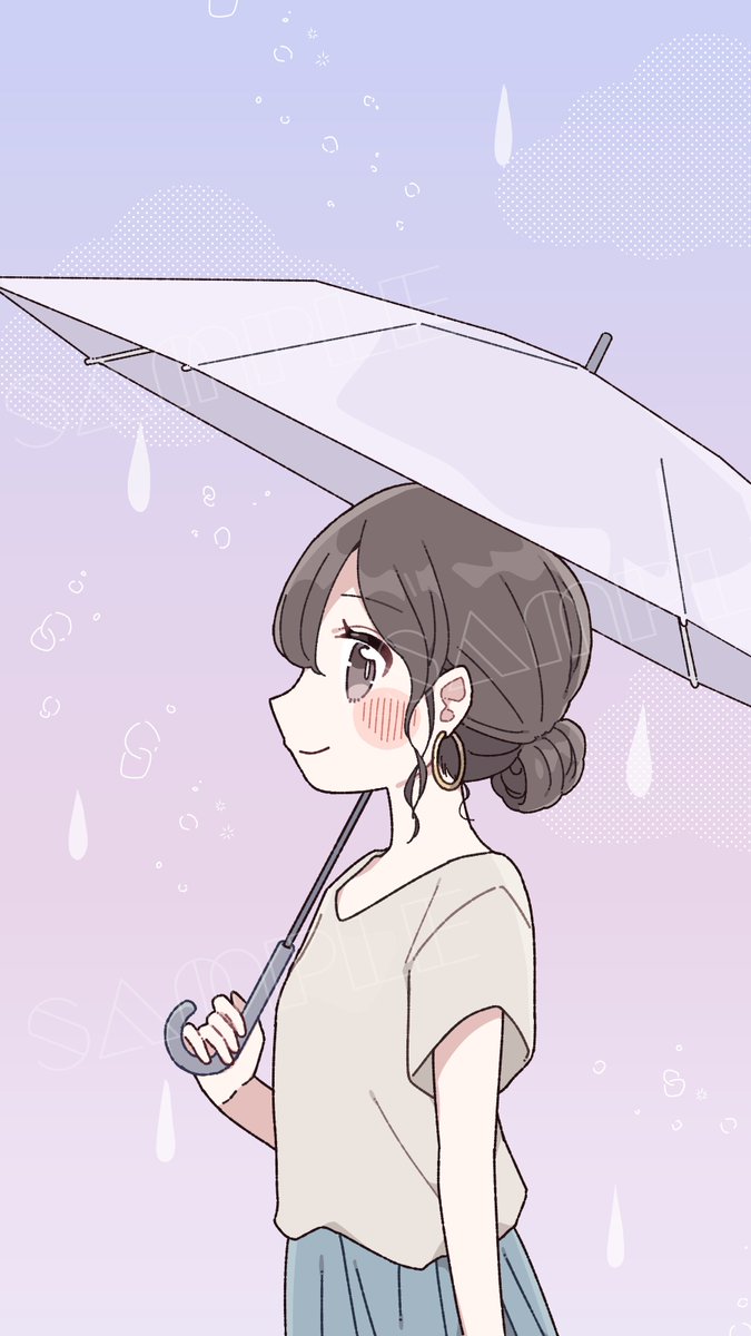 「𝘄𝗼𝗿𝗸 ⌇リピートでのご依頼で、配信用背景イラスト1点を制作いたしまし」|毬那🌸LINE着せかえ発売のイラスト