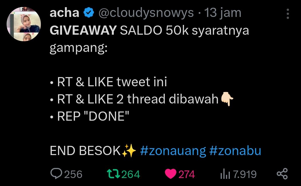 rjunluvvv's tweet photo. @cloudysnowys Bismillah...
DONE yah kak. Semoga aku beruntung dan terima kasih sudah buat giveawaynya kak, semoga hari kakak selalu bahagiaa☺️✨ https://t.co/s2iLDBXfFz