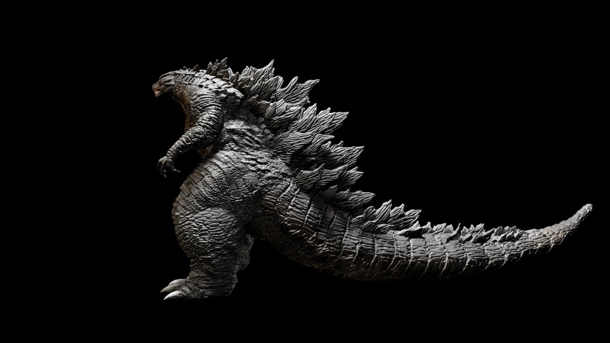 JimmyCultist's tweet photo. I made Legendary Godzilla some time ago, but the sculpt has held up pretty good. #MadeInDreams 
#Godzillaart   
#Godzilla  
#GodzillavsKong 
#GodzillaXKongTheNewEmpire https://t.co/PAzLMqUJAp