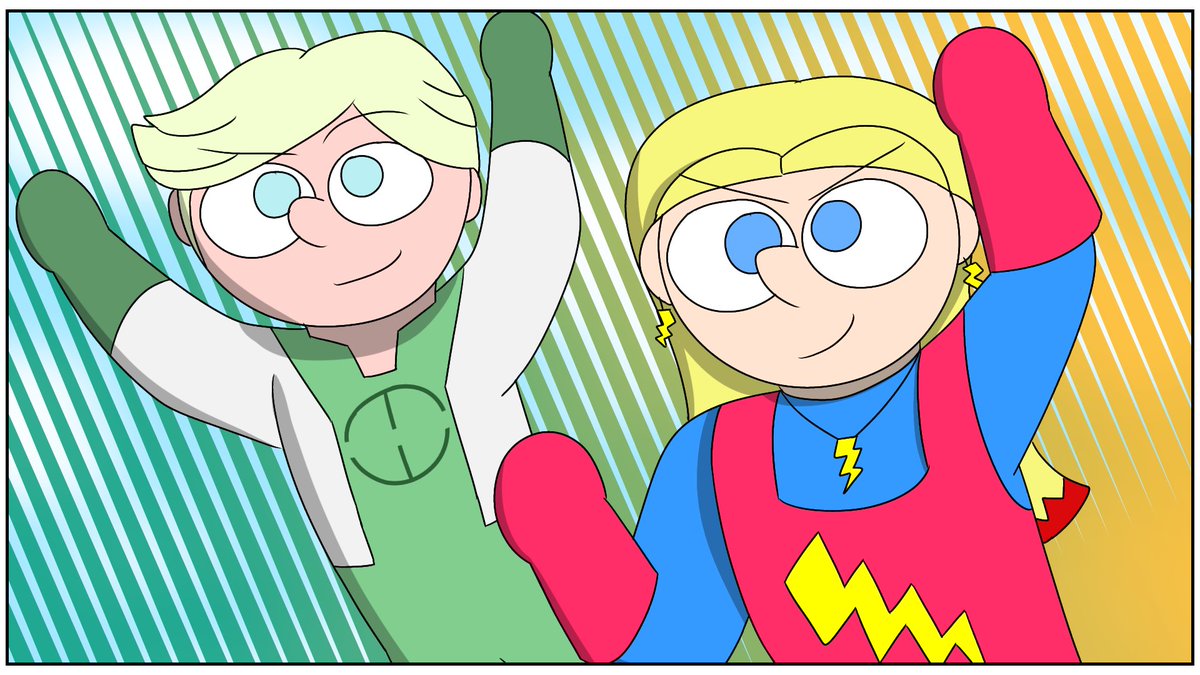 ThatArtDude1817's tweet image. Artfight Attack #1: To Save the Day
(AngryBirdLover + HalcyonComicArt on Artfight)