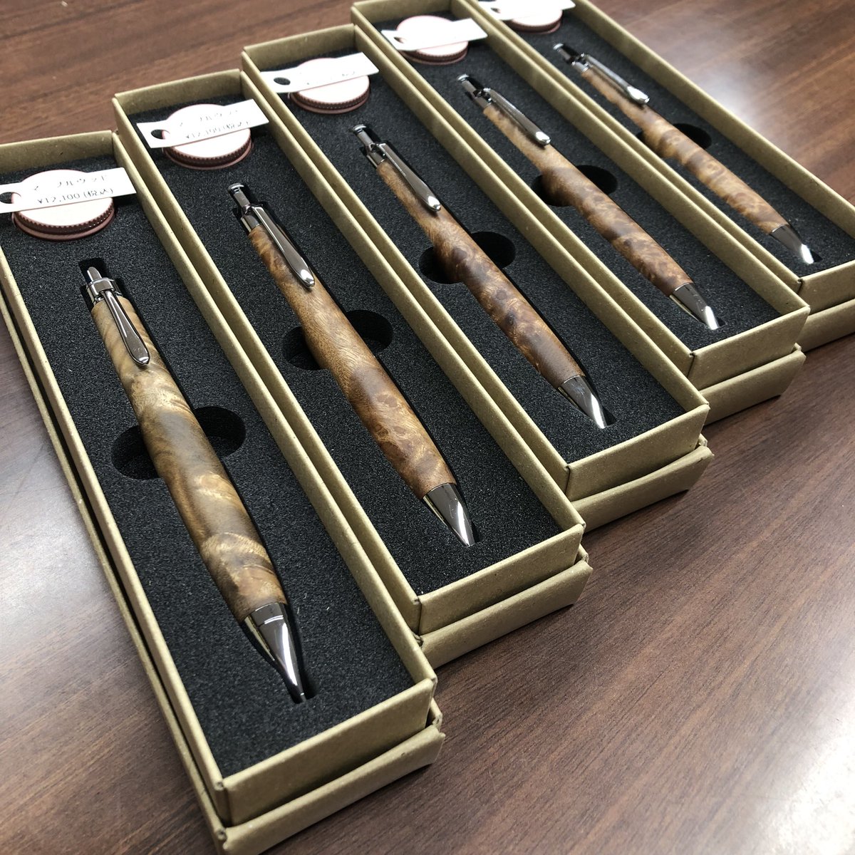 富士瘤クラフト ボールペン マーブルウッド 富士瘤クラフト シャープペン 【マーブルウッド① 】ボールペン
