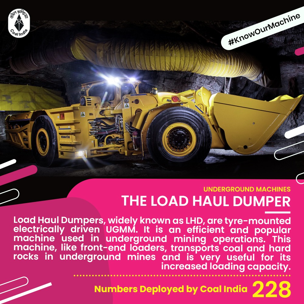 CoalIndiaHQ's tweet photo. HOW MACHINES ARE DRIVING COAL INDIA’S PROGRESS
#theloadhauldumper #KnowOurMachine #CoalIndia #nationalminer
@kishanreddybjp | @satishdubeyy | @CoalMinistry | @easterncoal | @BCCLofficial | @CCLRanchi | @TeamWCL | @secl_cil | @NCL_SINGRAULI | @mahanadicoal | @cmpdil https://t.co/EMJrzuTXV0