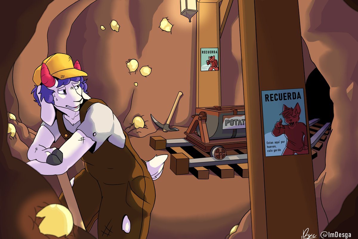 Comisión para @/GTBX12
Agrena se puso a chambear en la mina de papas :b