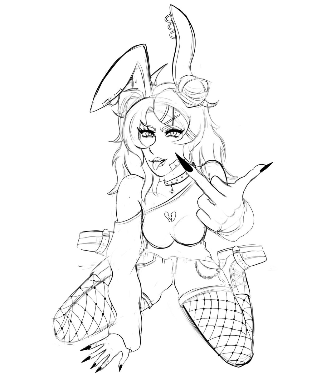 YamiBonneko's tweet photo. More unposted sketches part 2! https://t.co/Uu8EY9Lzfs