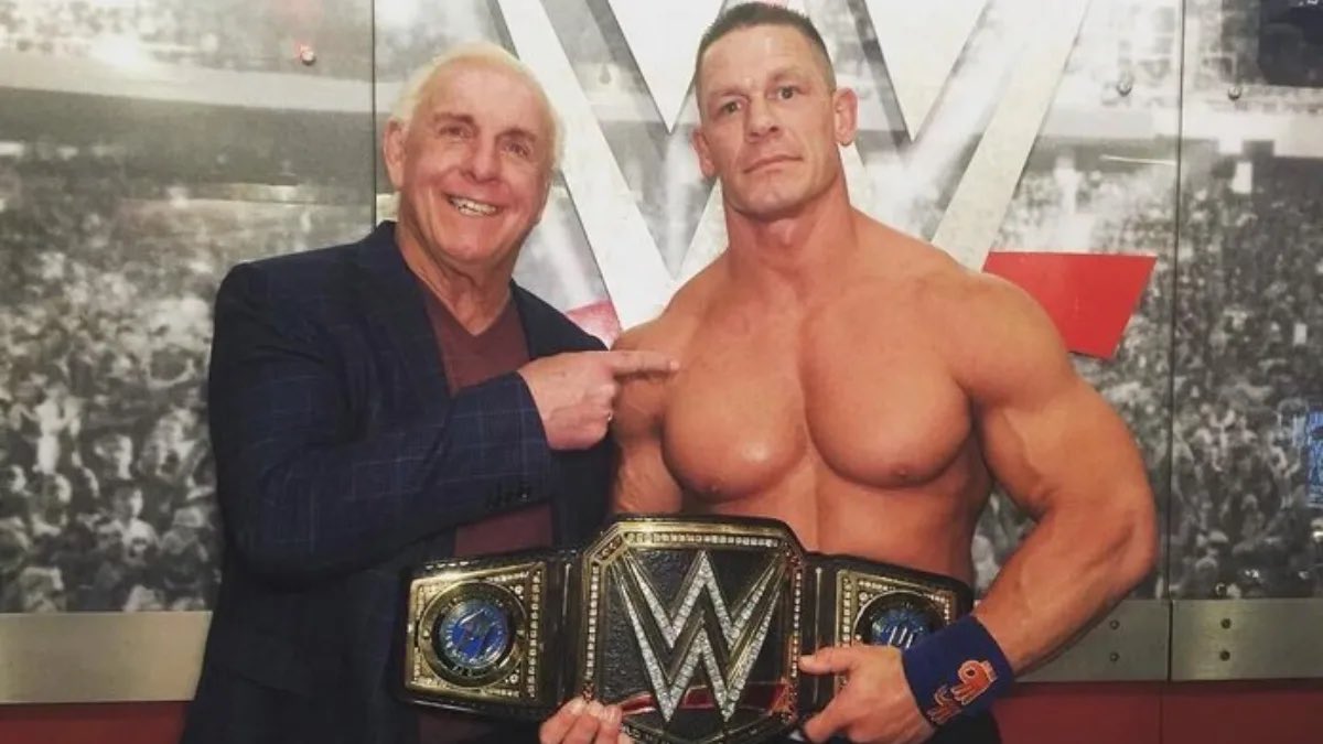Please WWE,

Before John Cena officially retires can you please have him beat Ric Flair’s world championship record.

If anyone deserves that milestone it’s John. 🐐 

#MITB