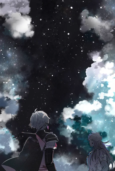 この前RPした星空があまりに綺麗で目トレスしながら推しを追加した…素敵な七夕になりますようお祈り申し上げます 