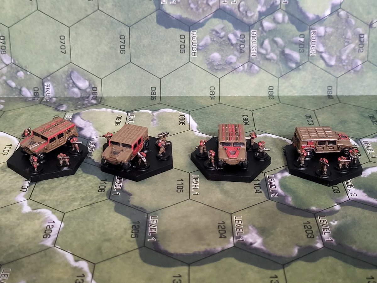 DigiArcStudio's tweet photo. Mechanized, Jump, and Minesweeper infantry from #DeathRayDesigns

All that's left are the 3 Long Toms.

I am almost free

#battletech https://t.co/ctQ0oIfMu5