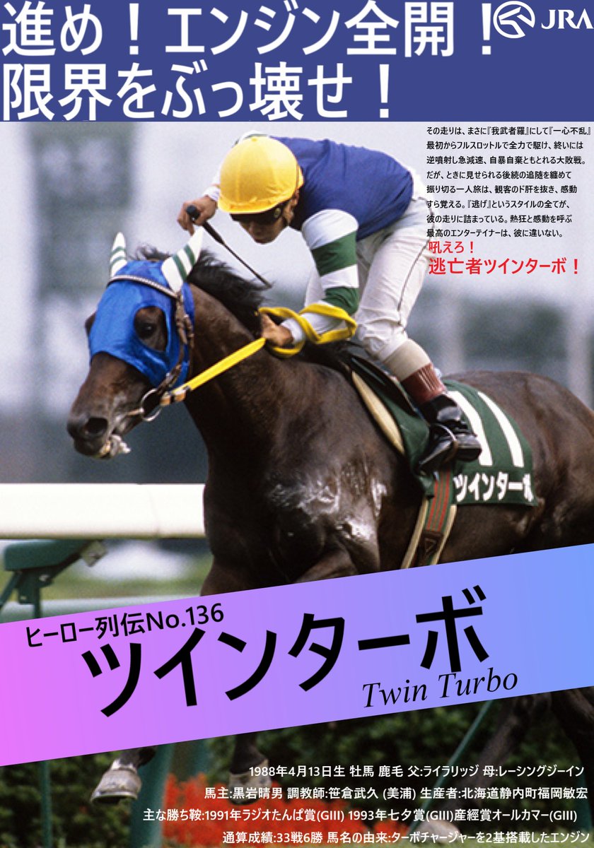 JRAヒーロー列伝 NO.59 ゼンノロブロイ Yahoo!オークション - JRA