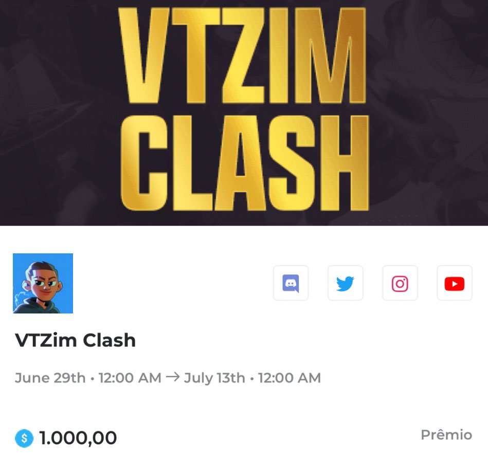 Salve família!
Tá rolando um camp meu de push valendo 1k dol lá na <a href="/Repeatgg/">Repeat.gg</a> 
Só colar e forrar: rpt.gg/vtzimtw
Nada melhor que ganhar dinheiro subindo troféu ❤️