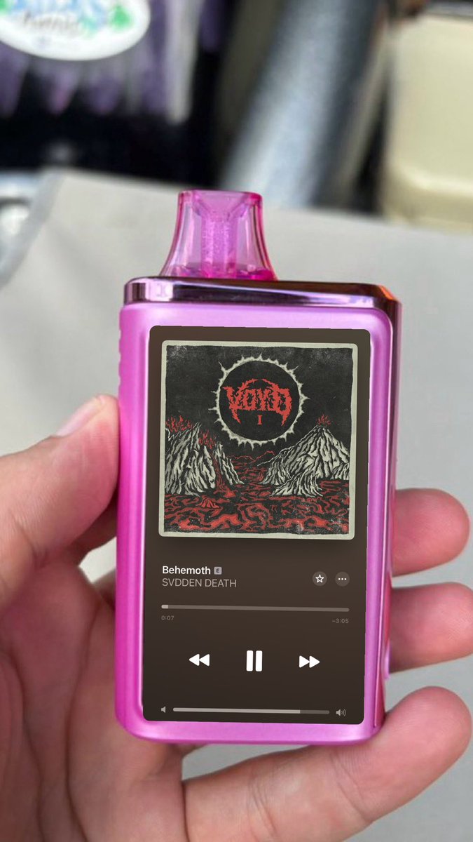 coyrenn's tweet photo. My vape can play music https://t.co/9Zvng2q443