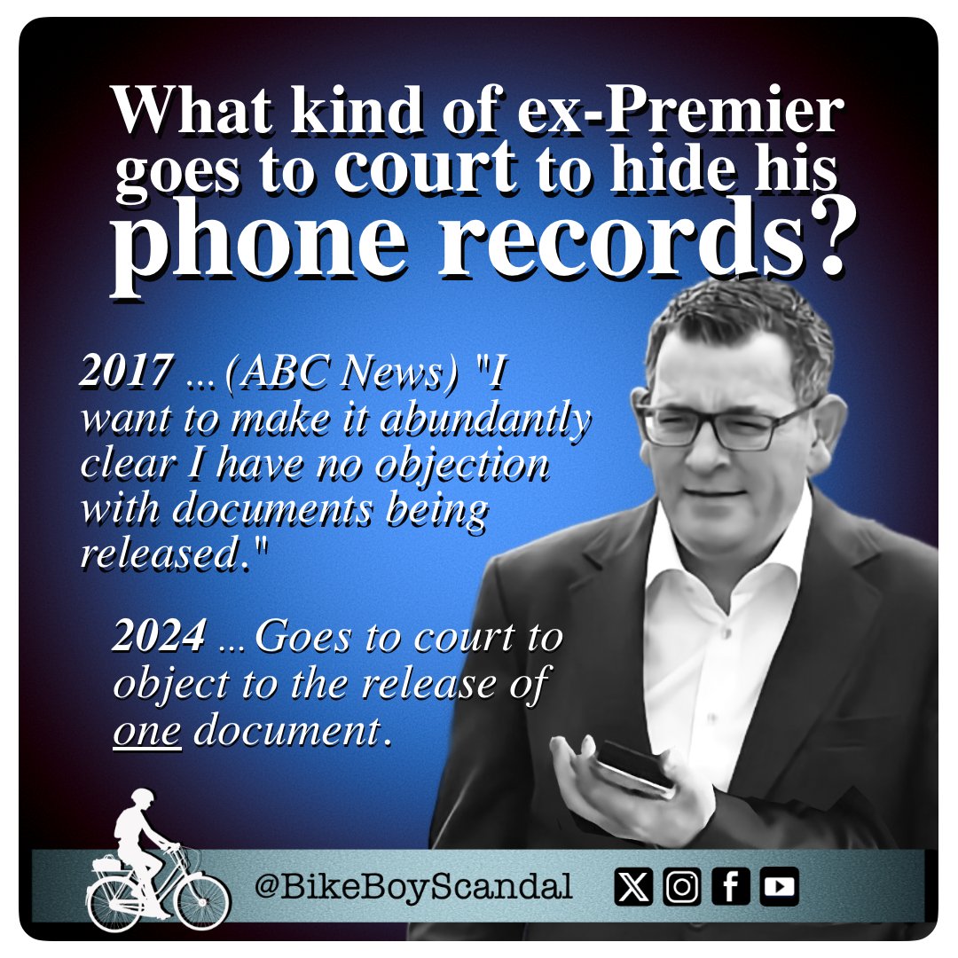 Dan Andrews Court Subpoena Phone Records Bike Boy Scandal Dan Andrews Hires Lawyer to Suppress