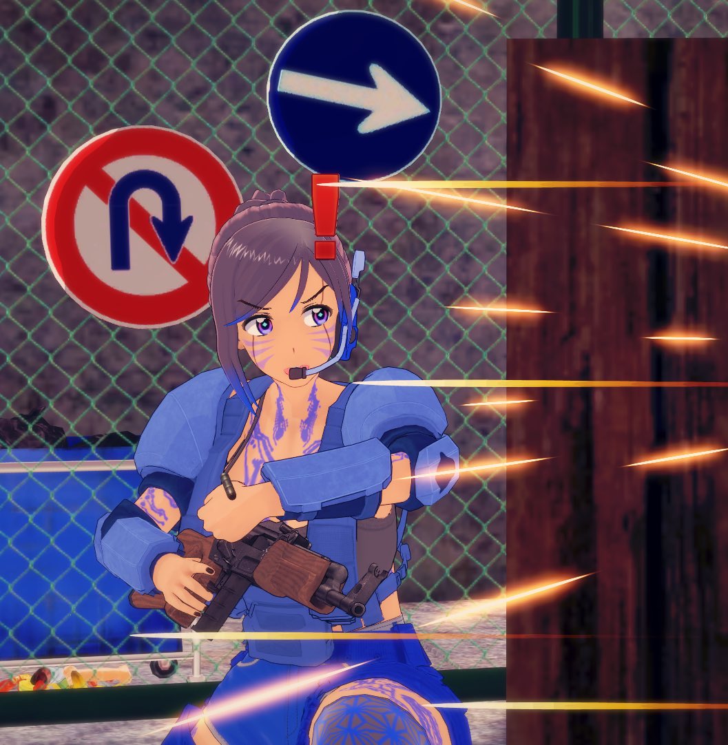 Working on some action pieces #koikatsu