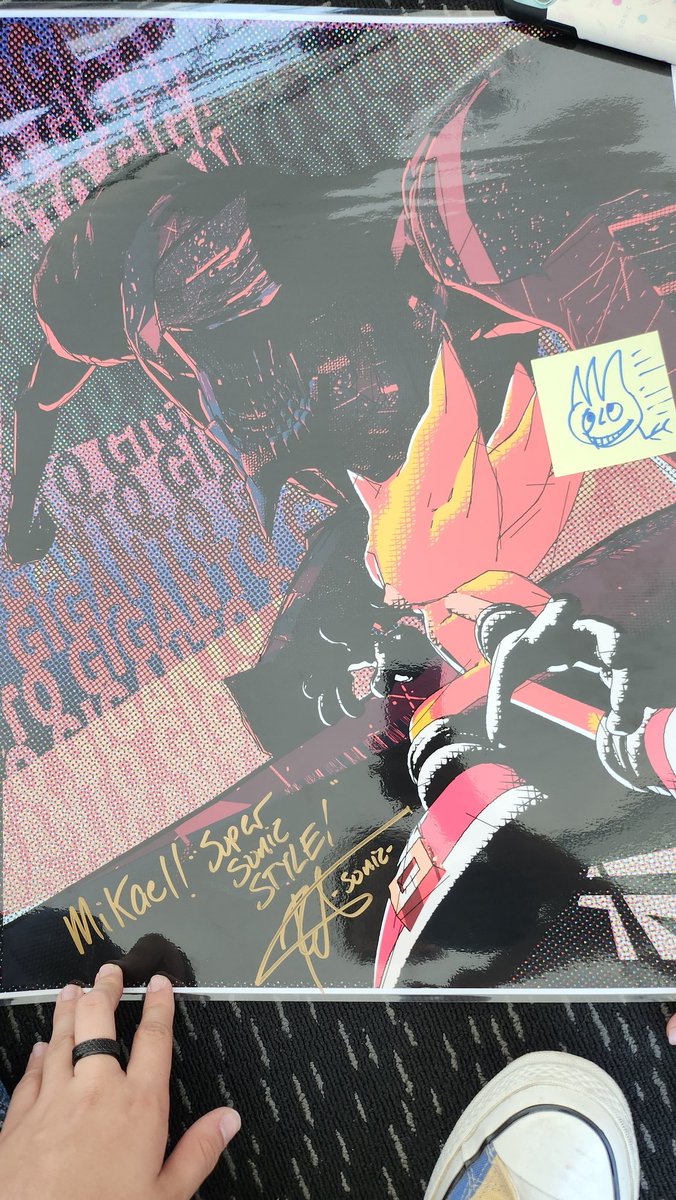 Got it signed at Denver fan expo. Thank you <a href="/RogerCraigSmith/">Roger Craig Smith</a>!