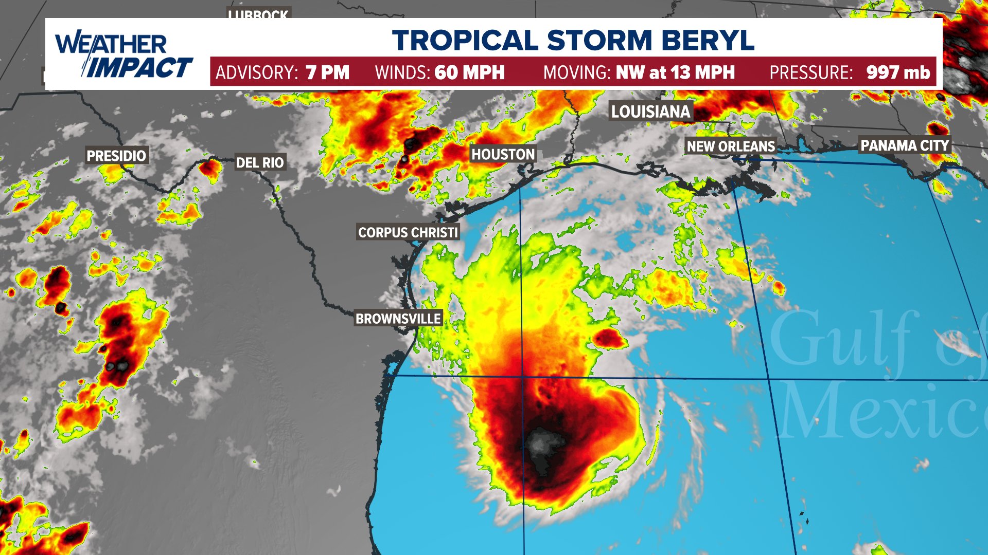 Tropical Storm Beryl tracker: Update on Texas, Houston impacts, path, hurricane warning - Tropical Storm Beryl Overview
