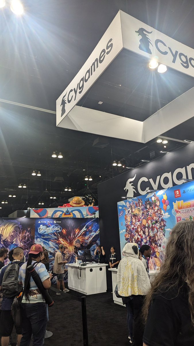 Ivan41673127's tweet photo. Met the #cygames booth at #ax2024, really enjoyed it https://t.co/exBipt3grh