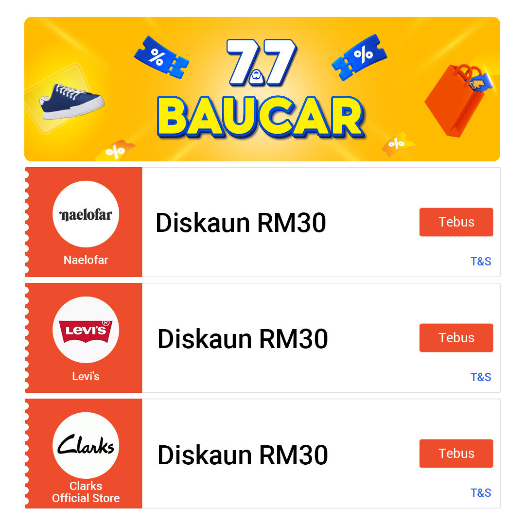 ShopeeMY's tweet photo. 🤑 Nak more savings? Checkout Tawaran 7.7 dengan Baucar 7.7 dan juga dengan baucar Penghantaran Percuma sekarang!

#ShopeeMY #ShopeeMY77 https://t.co/fnjDeJdZpv