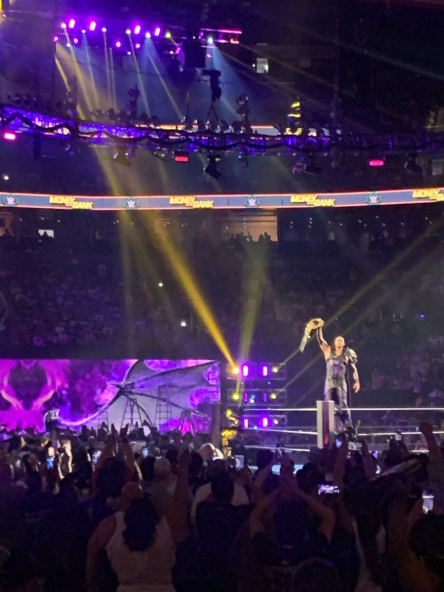 rameenhasan10's tweet photo. Money in the bank! #MITB https://t.co/rqrYSRwFRO