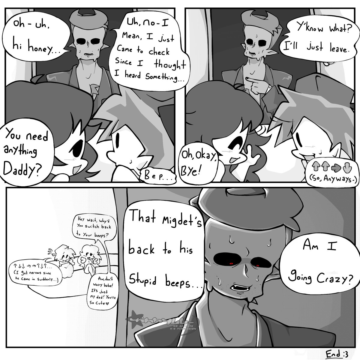 Vinnyll_art's tweet photo. Bf can talk? (mini comic)
First time drawing DD and for sure gonna fix some stuff next time (especially his big FUCKING HEAD OF HIS)
.
.
.
#digitalart #FNF #fridaynightfunkin #comic #minicomic https://t.co/eYFoJN7sM1