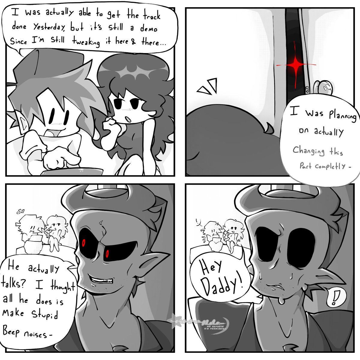 Vinnyll_art's tweet photo. Bf can talk? (mini comic)
First time drawing DD and for sure gonna fix some stuff next time (especially his big FUCKING HEAD OF HIS)
.
.
.
#digitalart #FNF #fridaynightfunkin #comic #minicomic https://t.co/eYFoJN7sM1