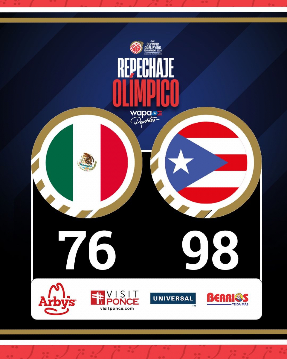wapadeportes's tweet photo. ¡QUÉ GRAN JUEGO BORICUA! 🇵🇷🔥🏀 Puerto Rico derrota a México y enfrentará a Lituania por el boleto olímpico. https://t.co/73w7hLyjwR