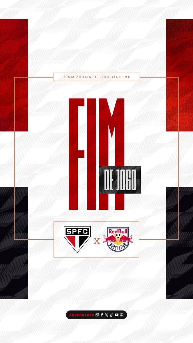 SaoPauloFC's tweet photo. FIM DE JOGO! VITÓRIA DO TRICOLOR NO MORUMBIS #SPFCxRBB (2-0) 

⚽ André Silva
⚽ Luciano

#VamosSãoPaulo 🇾🇪 https://t.co/65YrcHvjF0
