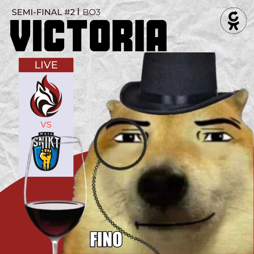 ¡VICTORIAAA!

Nos llevamos la victoria en contra de <a href="/WaiaSnikt/">Waia Snikt</a> 🤙

Se viene el siguiente juego más luego, la gran final 🫡

#GoHSG #EnterTheGeekside #TorneoCelerity2024