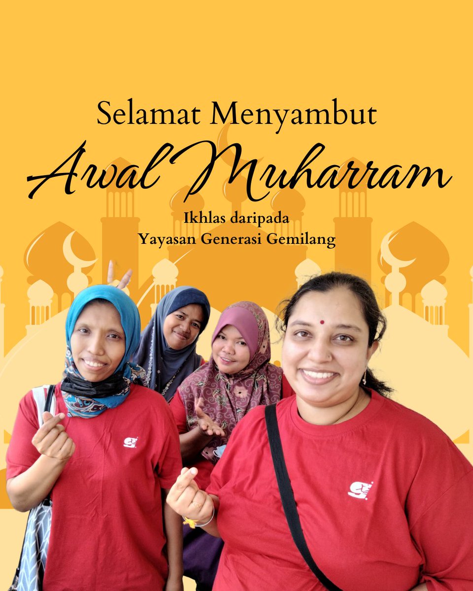 GenGemilang's tweet photo. Salam Awal Muharram kepada semua keluarga-keluarga dan rakan-rakan Muslim kita!🕌 Semoga perayaan tahun ini membawa berkat dan kebahagiaan. Jadilah tahun baru ini sebagai permulaan untuk membawa berkat, keamanan dan sukacita kepada semua yang di sekeliling kita. 🤗#IslamicNewYear https://t.co/plbO6Q1iMS