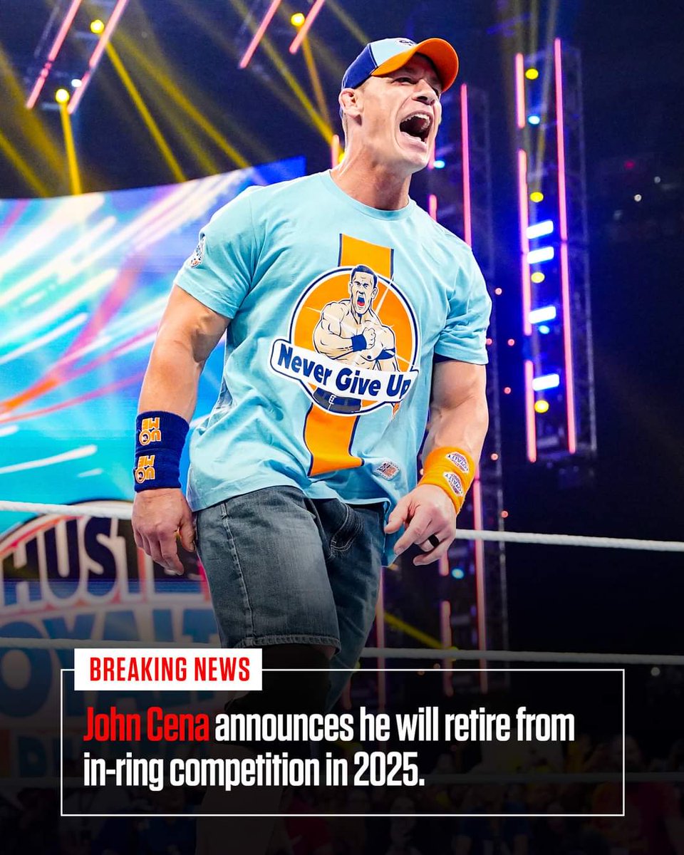 AryaTalkers's tweet photo. John Cena Announce his Retirement 🤯😥☝️
#wwe #wweindia #moneyinthebank #johncena https://t.co/OwVBSgqpT5