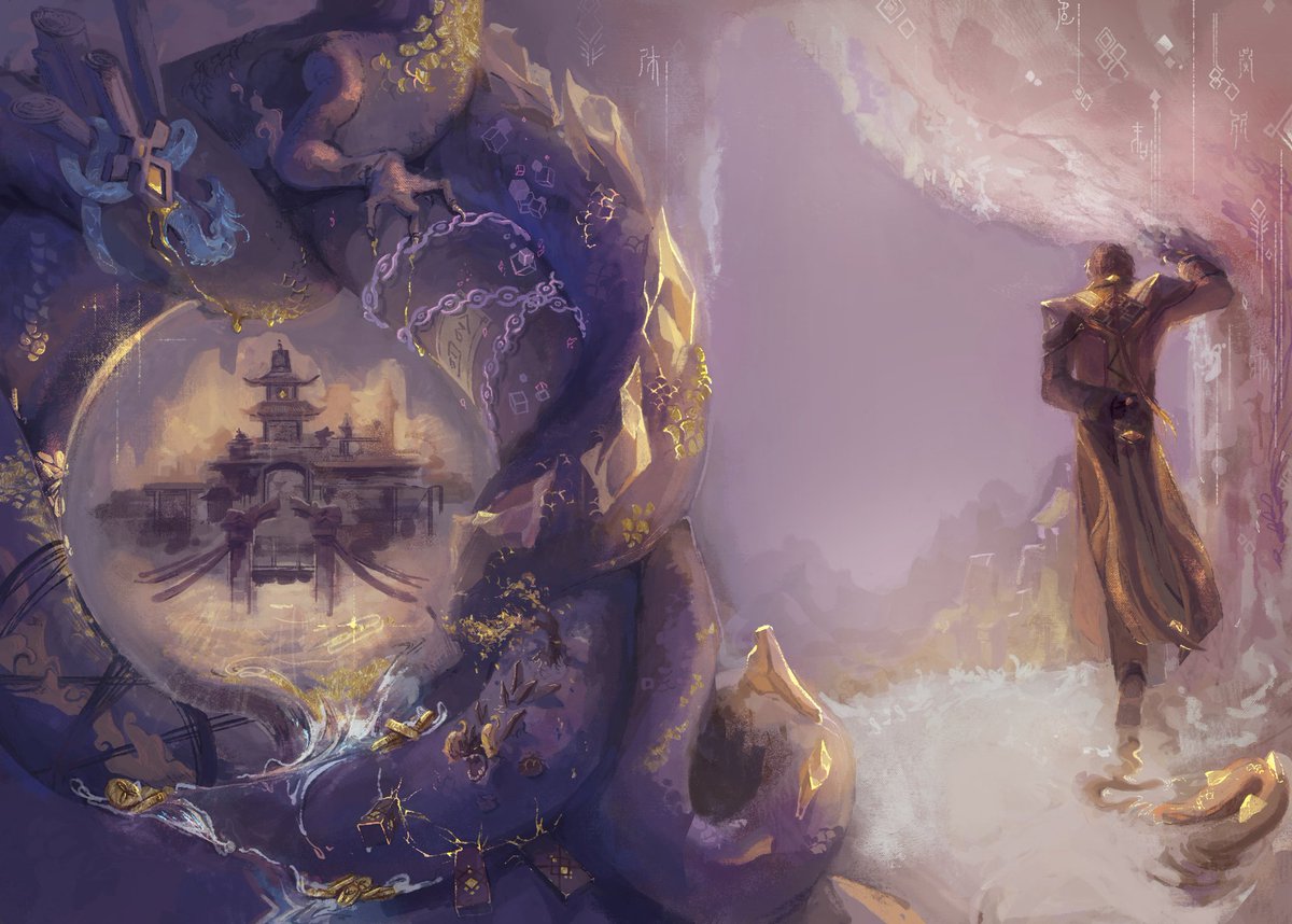 My artwork from <a href="/dominancezine/">Dominance of Earth 🔸 Completed.</a> accompanied along a poem~ may the old man rest well