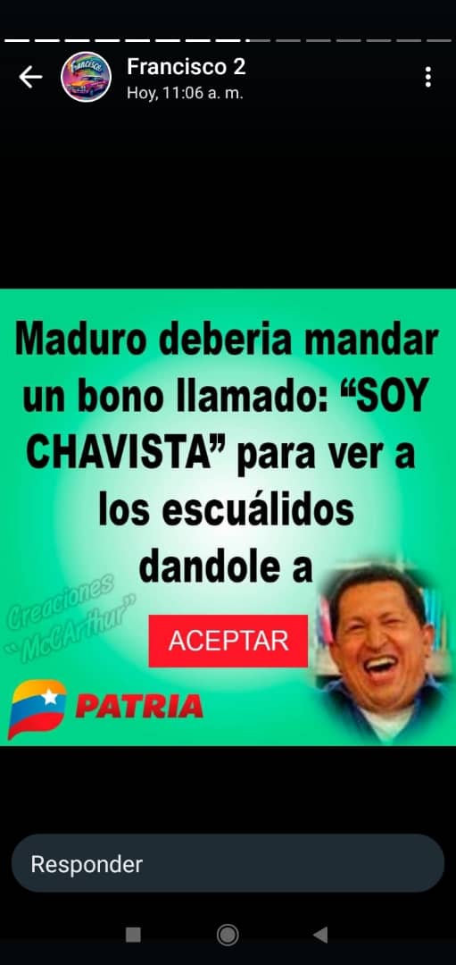 gaviotahay's tweet photo. Los opositores, también son vividores, están pendiente de los bonos, algunos ni trabajan viven de eso nada más, si la bolsa se atrasa, corren a reclamar, luego por las redes hablan mal del Gobierno, no saben quiénes son esos opositores que asesinaban al pueblo y no respondían! https://t.co/w97NXG5vpp