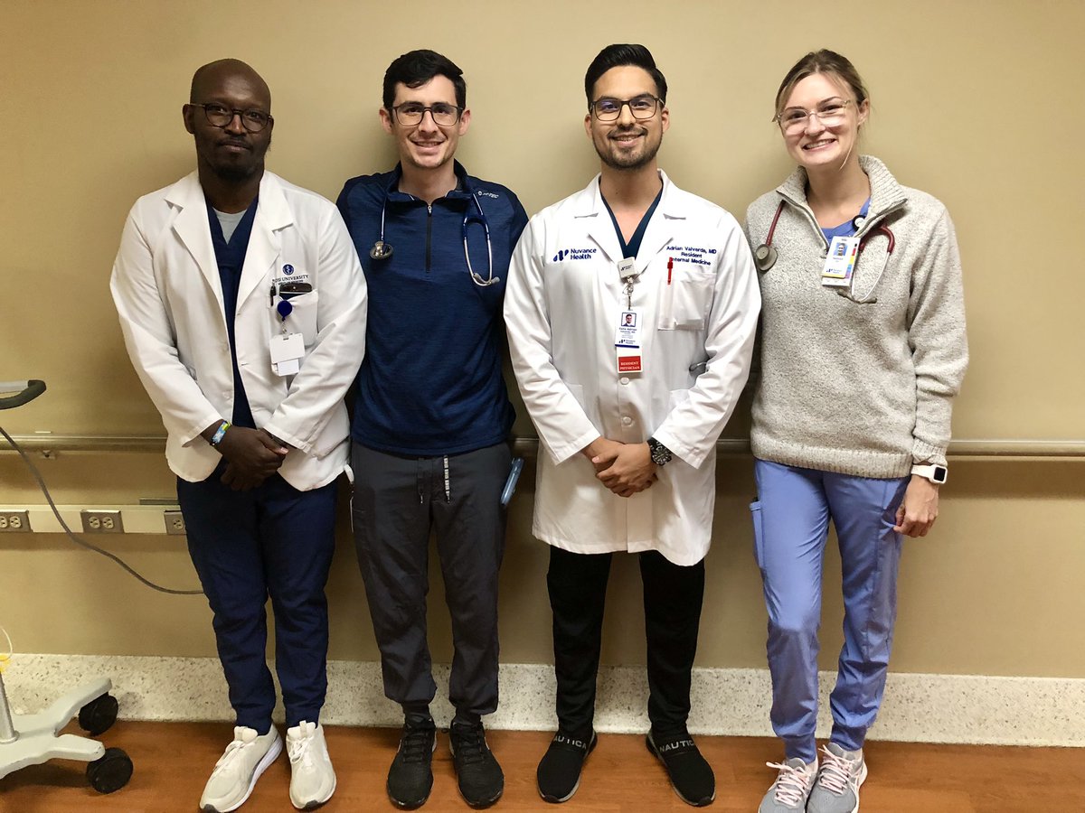 AdrianValverde_'s tweet photo. I survived to my first week of IM residency!! 
I’m so grateful to my team (started with Floors) and the new people I’ve met in my program 🌎🌏 #IMG #InternalMedicine https://t.co/NqzJ4e9gqj