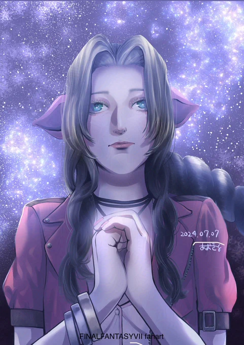 七夕っ…だね!#FFVII #FinalFantasyVIIRebirth #エアリス #イラスト #illustration #Fanart 