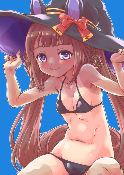 #ビキニの日 #スイープトウショウスク水日焼け差分 