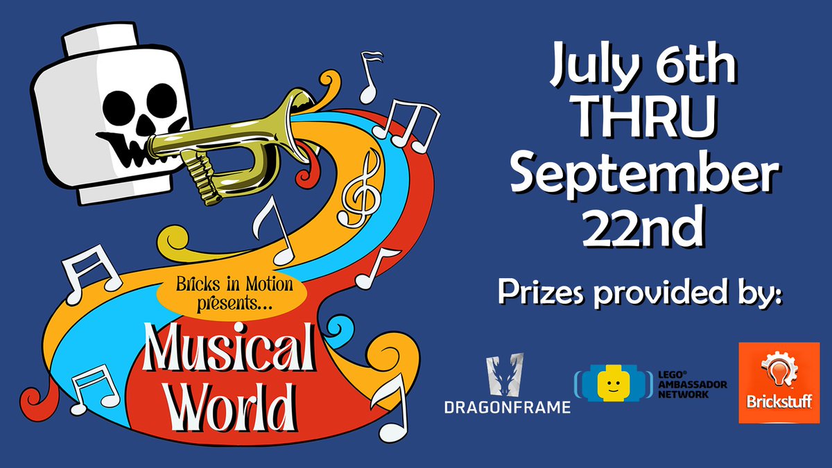 Musical World, the 2024 Bricks in Motion Summer Contest, has begun! It's a contest focused on storytelling through music! Be sure to watch the overview video and read the full rules on the forums! bricksinmotion.com/forums/topic/3… youtu.be/2RwopdqMKyw