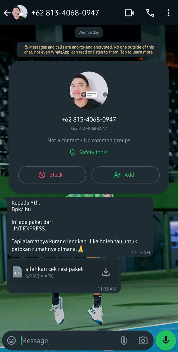 Gitz29's tweet photo. Apa beneran dari @jntexpressid ?? Padahal lagi ga ada pesanan kurir https://t.co/Rwyw9Mdq0Z